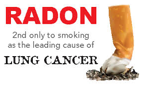 radon 2nd only to smoking as the leading cause of lung cancer